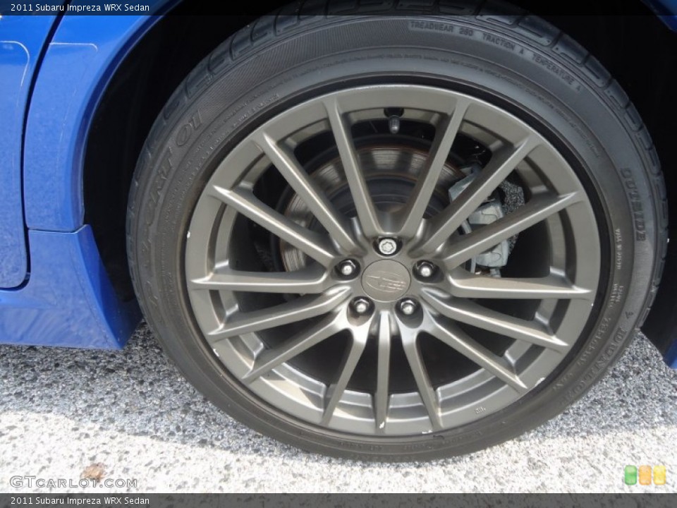 2011 Subaru Impreza WRX Sedan Wheel and Tire Photo #69573147