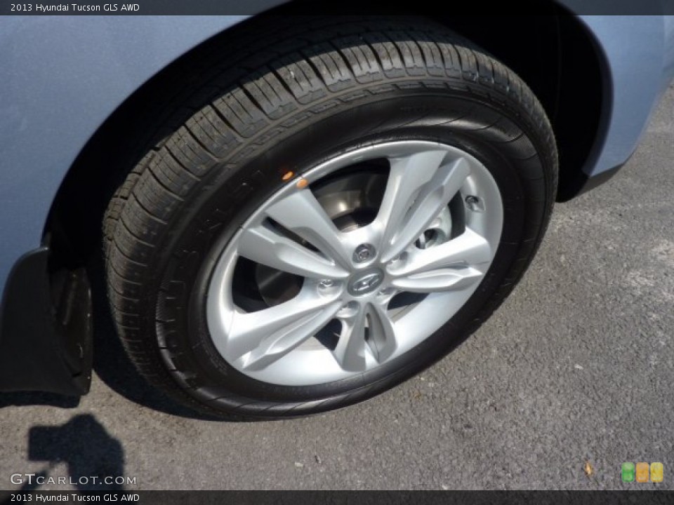 2013 Hyundai Tucson GLS AWD Wheel and Tire Photo #69574092