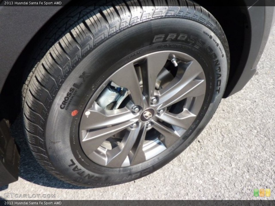 2013 Hyundai Santa Fe Sport AWD Wheel and Tire Photo #69574448