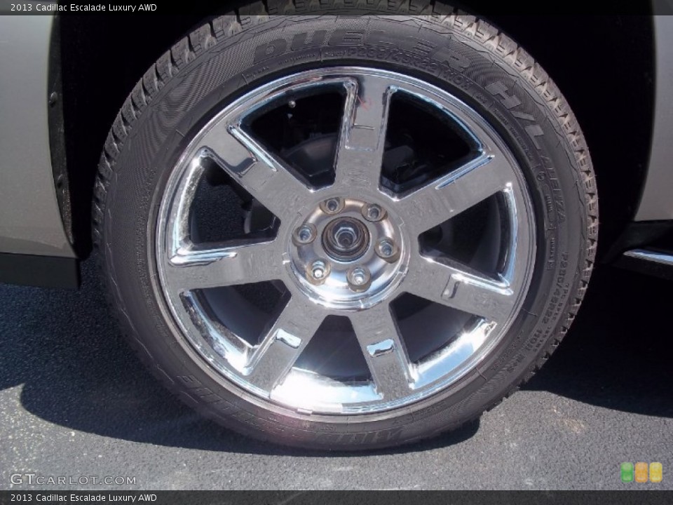 2013 Cadillac Escalade Luxury AWD Wheel and Tire Photo #69574587