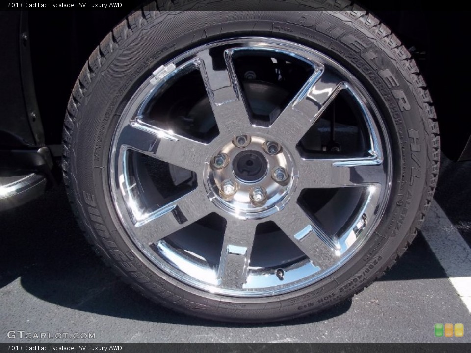 2013 Cadillac Escalade ESV Luxury AWD Wheel and Tire Photo #69574965