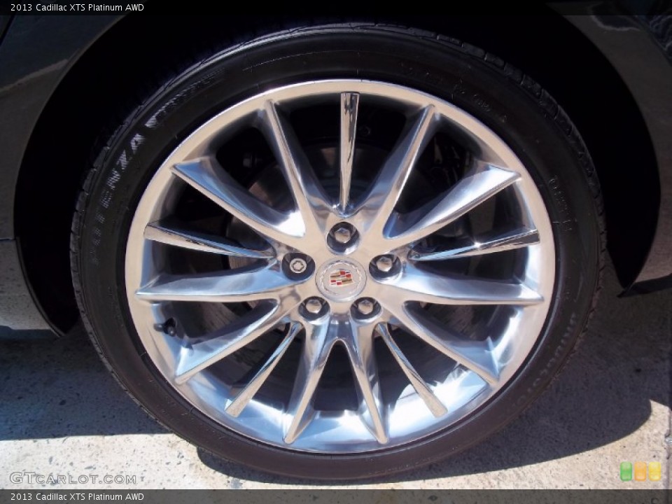 2013 Cadillac XTS Platinum AWD Wheel and Tire Photo #69575091