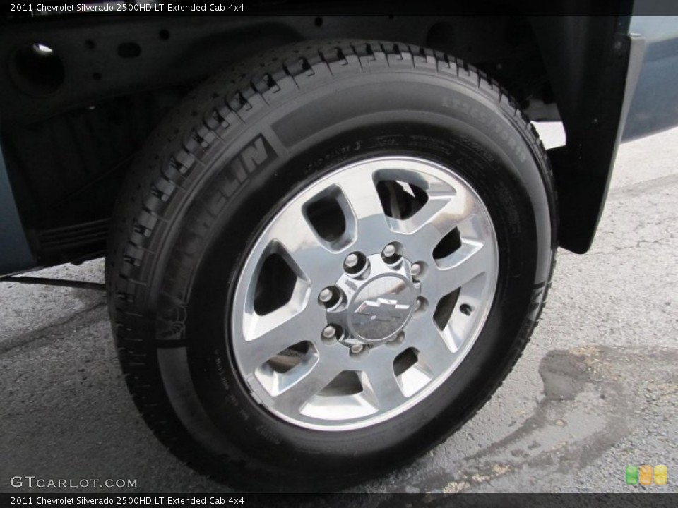 2011 Chevrolet Silverado 2500HD LT Extended Cab 4x4 Wheel and Tire Photo #69576044