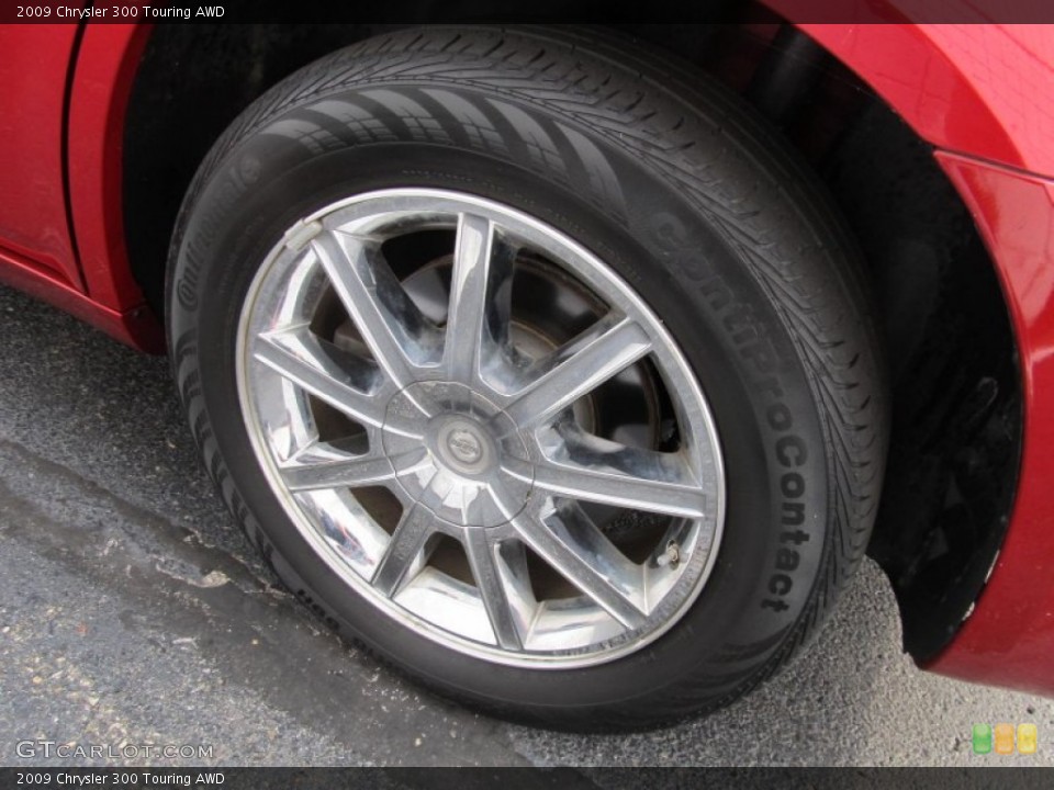 2009 Chrysler 300 Touring AWD Wheel and Tire Photo #69576273