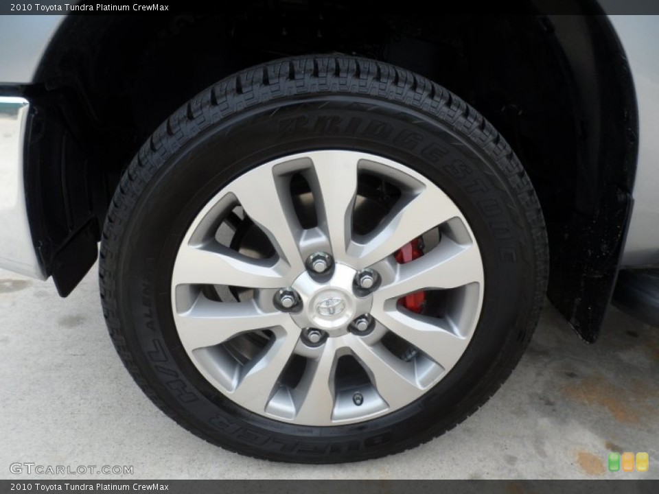 2010 Toyota Tundra Platinum CrewMax Wheel and Tire Photo #69576852