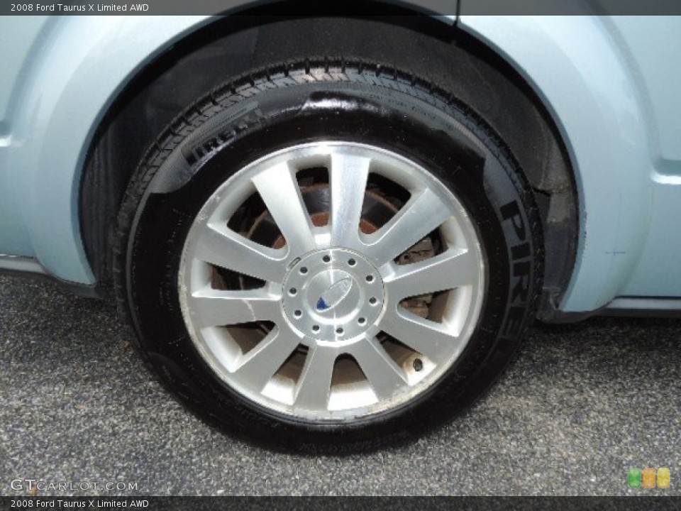 2008 Ford Taurus X Limited AWD Wheel and Tire Photo #69577572