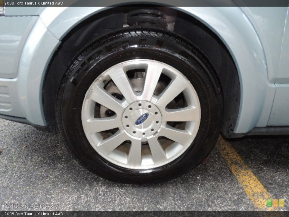 2008 Ford Taurus X Limited AWD Wheel and Tire Photo #69577589