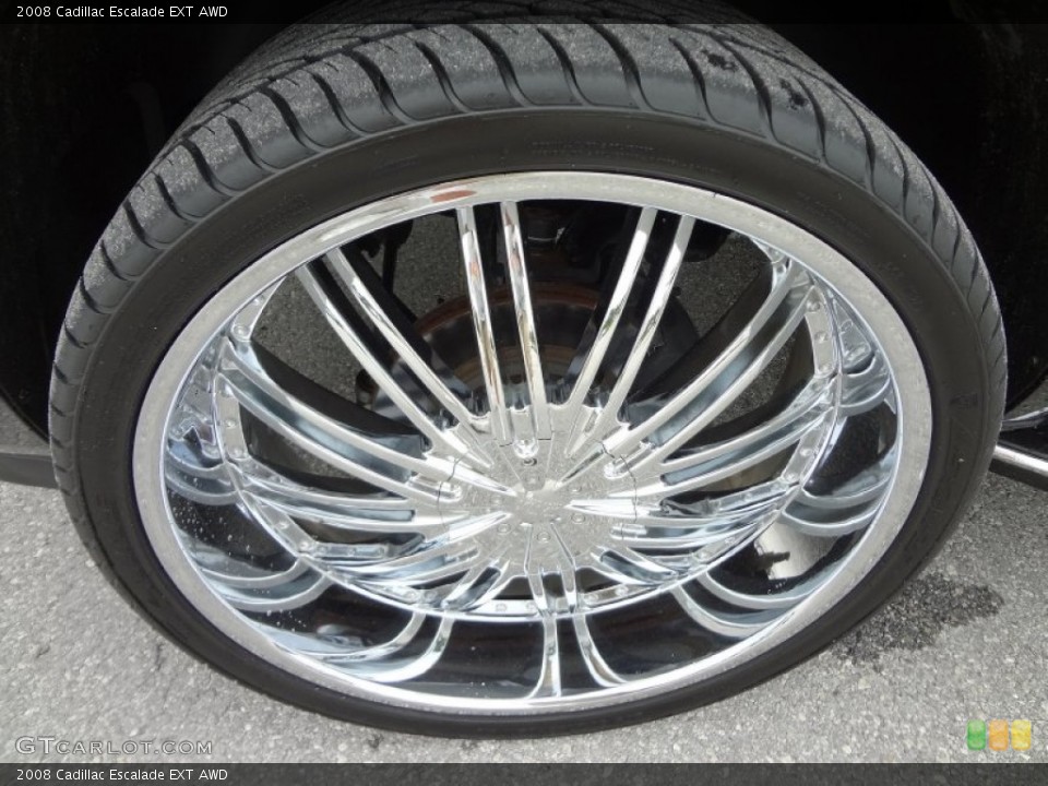 2008 Cadillac Escalade Custom Wheel and Tire Photo #69589757