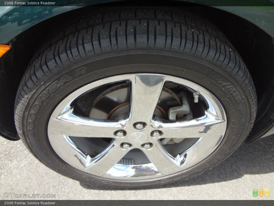 2008 Pontiac Solstice Roadster Wheel and Tire Photo #69590025