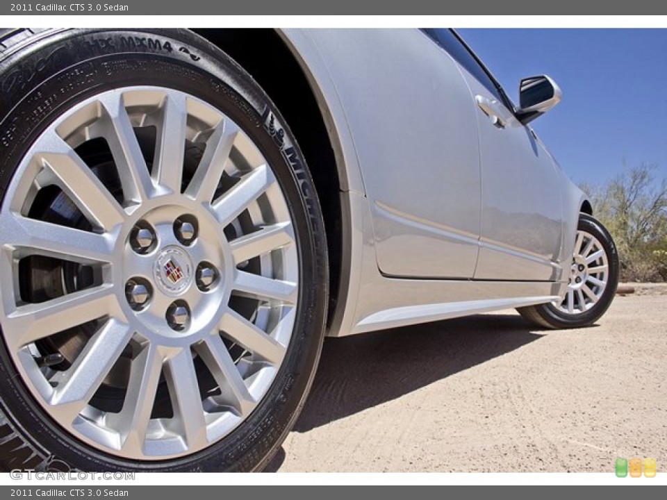 2011 Cadillac CTS 3.0 Sedan Wheel and Tire Photo #69593710