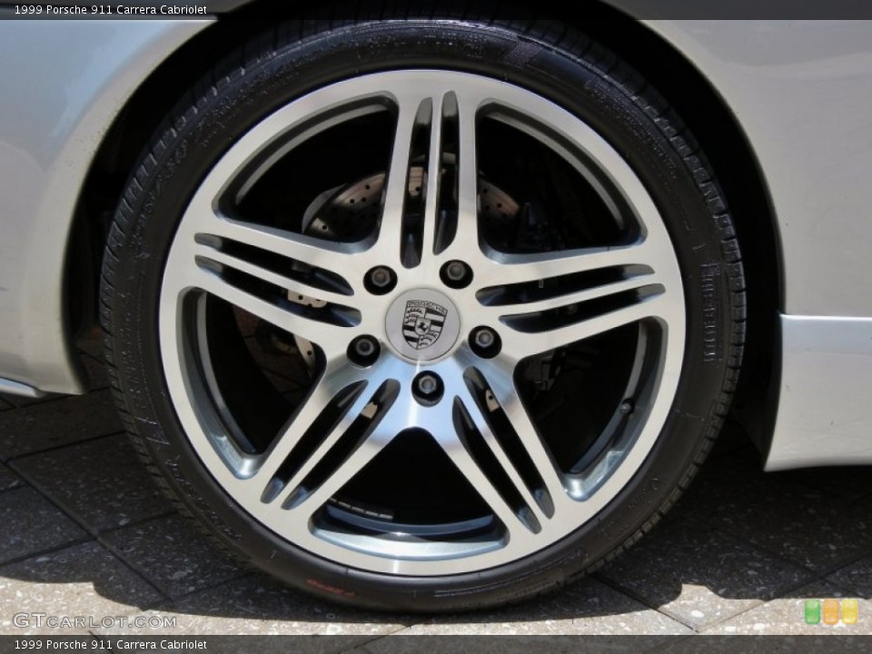 1999 Porsche 911 Carrera Cabriolet Wheel and Tire Photo #69598438