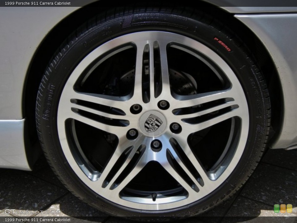 1999 Porsche 911 Carrera Cabriolet Wheel and Tire Photo #69598456