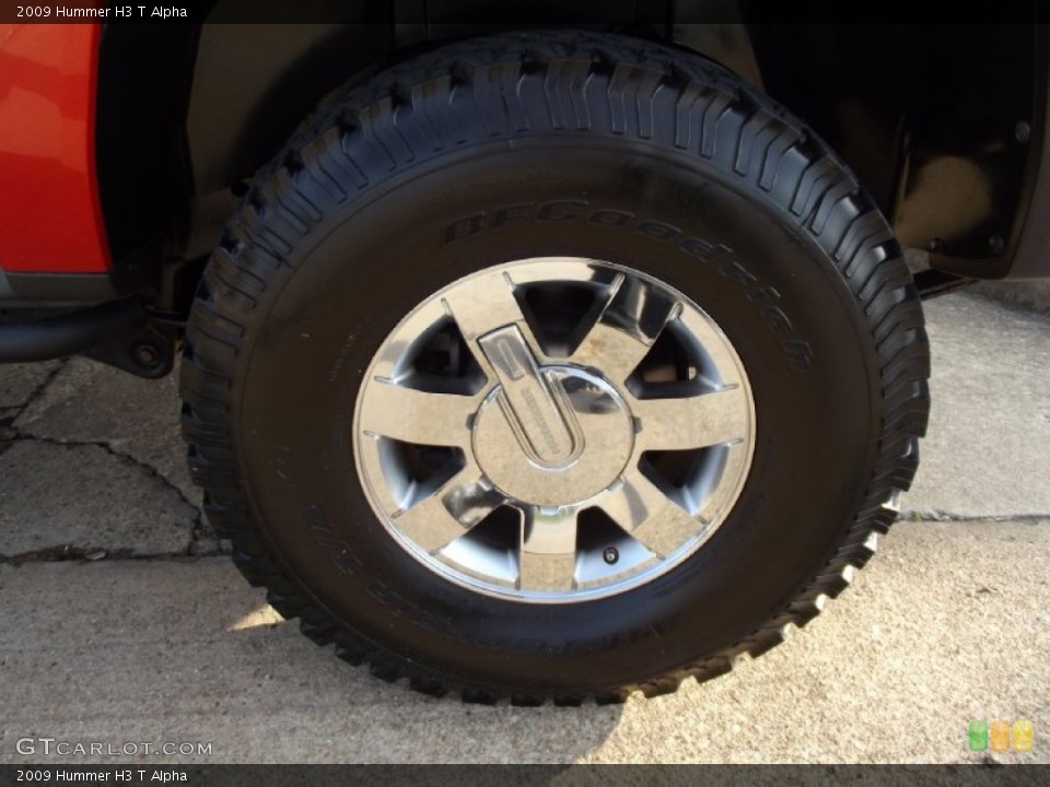 2009 Hummer H3 T Alpha Wheel and Tire Photo #69606181