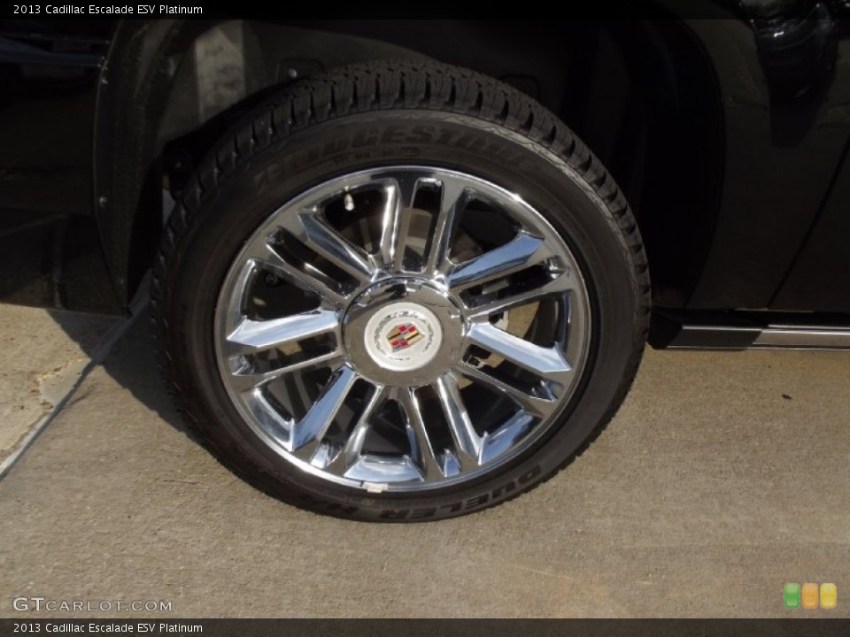 2013 Cadillac Escalade ESV Platinum Wheel and Tire Photo #69606562