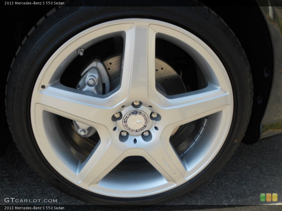 2013 Mercedes-Benz S 550 Sedan Wheel and Tire Photo #69607809
