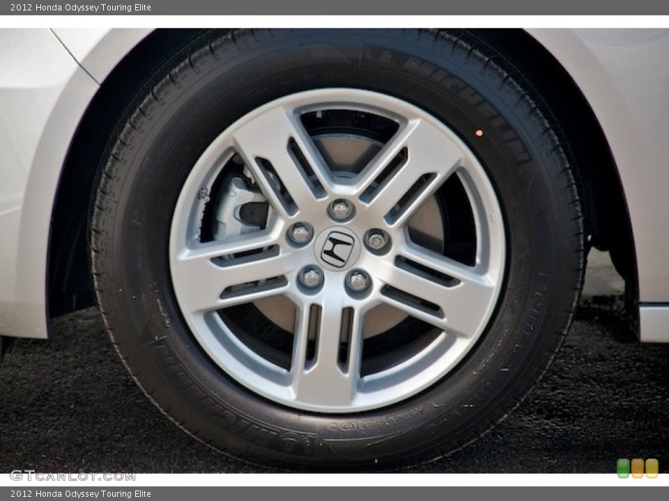2012 Honda Odyssey Touring Elite Wheel and Tire Photo #69615292