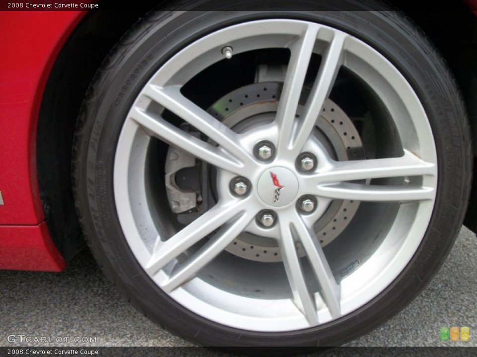 2008 Chevrolet Corvette Coupe Wheel and Tire Photo #69624028