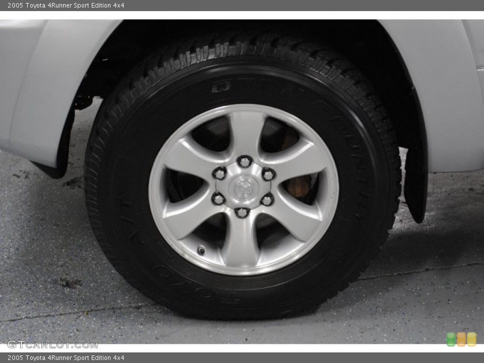 2005 Toyota 4Runner Sport Edition 4x4 Wheel and Tire Photo #69624283