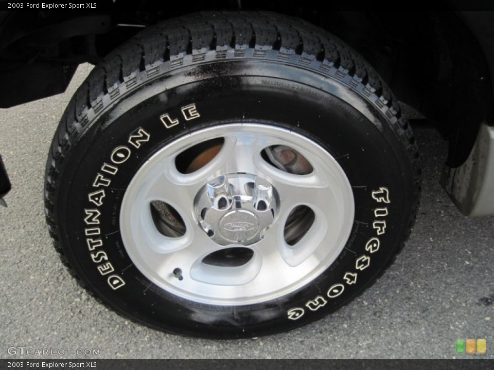 2003 Ford Explorer Sport XLS Wheel and Tire Photo #69628858