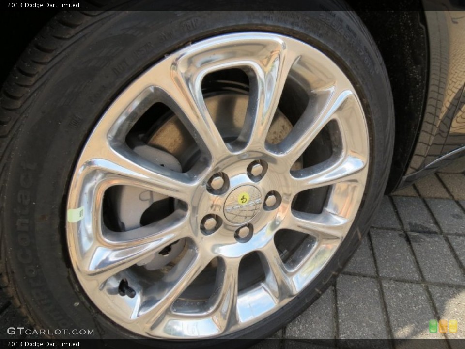 2013 Dodge Dart Limited Wheel and Tire Photo #69631579