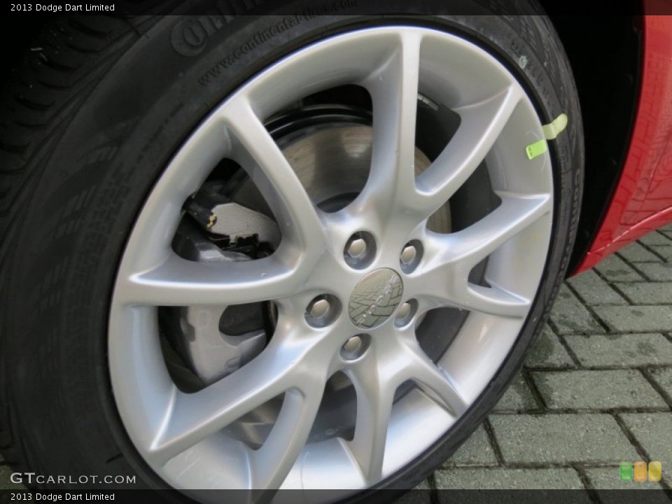 2013 Dodge Dart Limited Wheel and Tire Photo #69631801