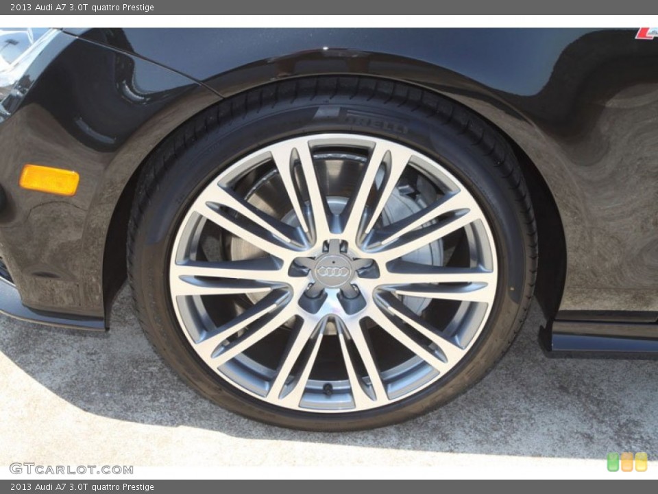 2013 Audi A7 3.0T quattro Prestige Wheel and Tire Photo #69631888