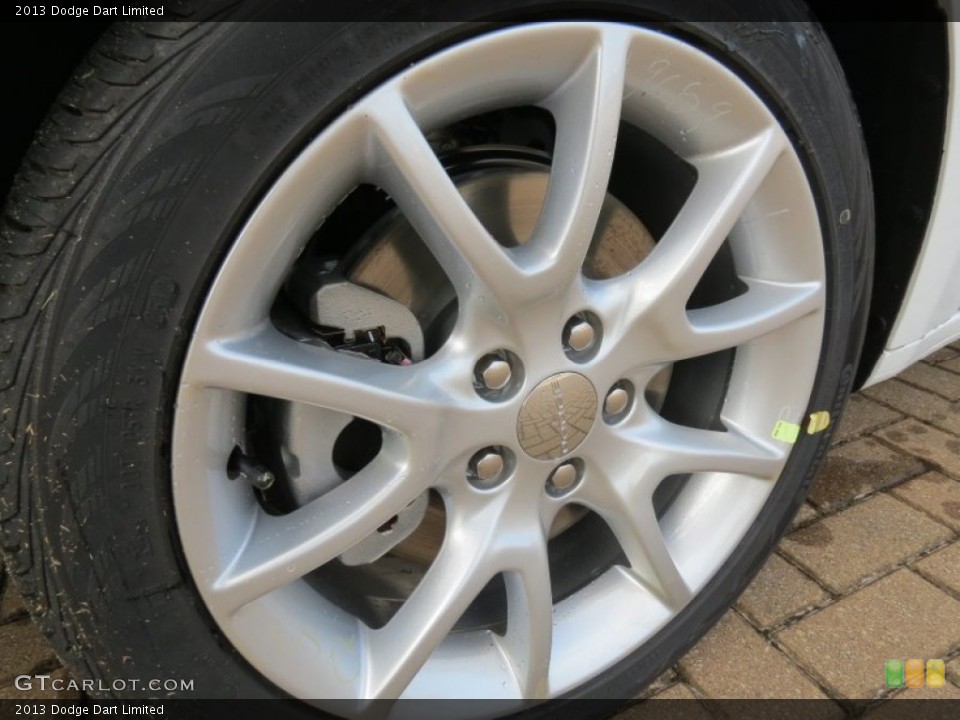 2013 Dodge Dart Limited Wheel and Tire Photo #69631912