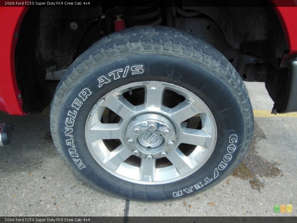 2009 Ford F250 Super Duty FX4 Crew Cab 4x4 Wheel and Tire Photo #69637852