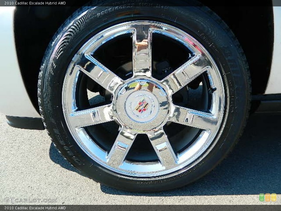 2010 Cadillac Escalade Hybrid AWD Wheel and Tire Photo #69638995