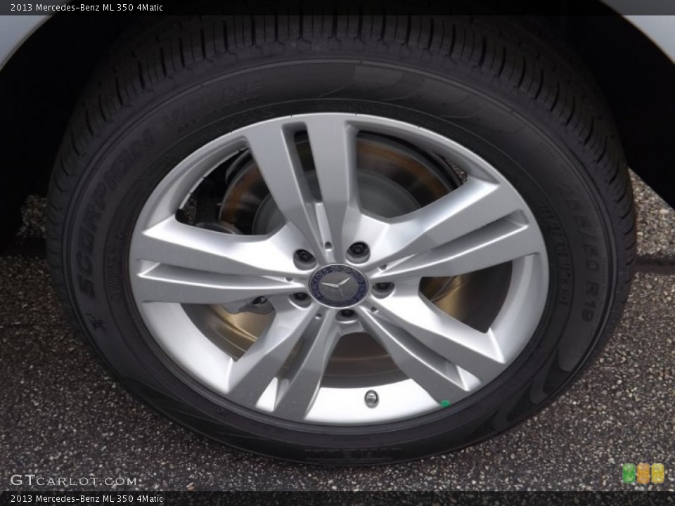 2013 Mercedes-Benz ML 350 4Matic Wheel and Tire Photo #69643846