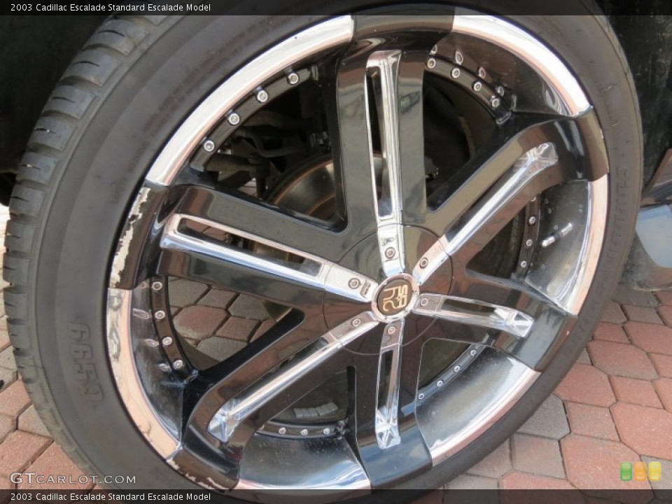 2003 Cadillac Escalade Custom Wheel and Tire Photo #69644095
