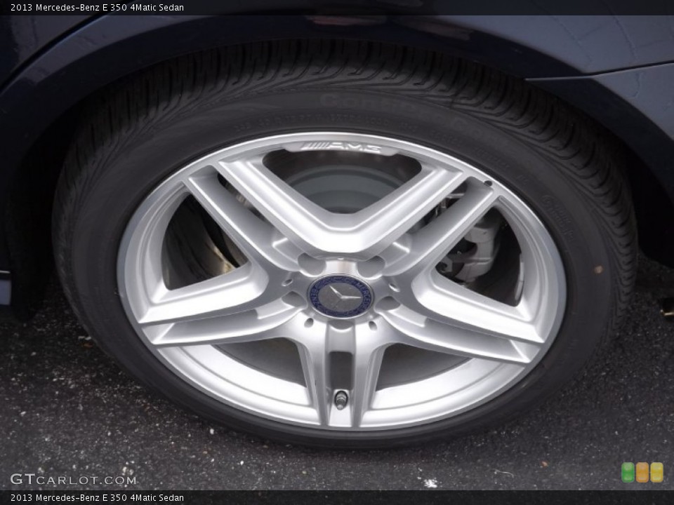 2013 Mercedes-Benz E 350 4Matic Sedan Wheel and Tire Photo #69644101