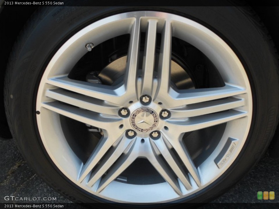 2013 Mercedes-Benz S 550 Sedan Wheel and Tire Photo #69648475