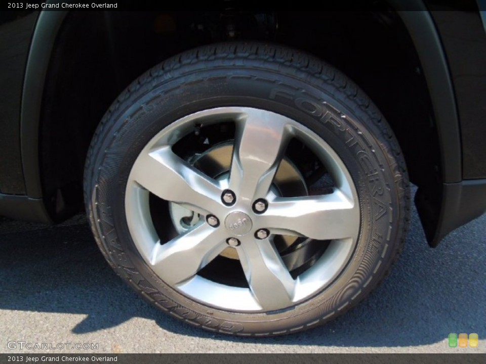 2013 Jeep Grand Cherokee Overland Wheel and Tire Photo #69651093