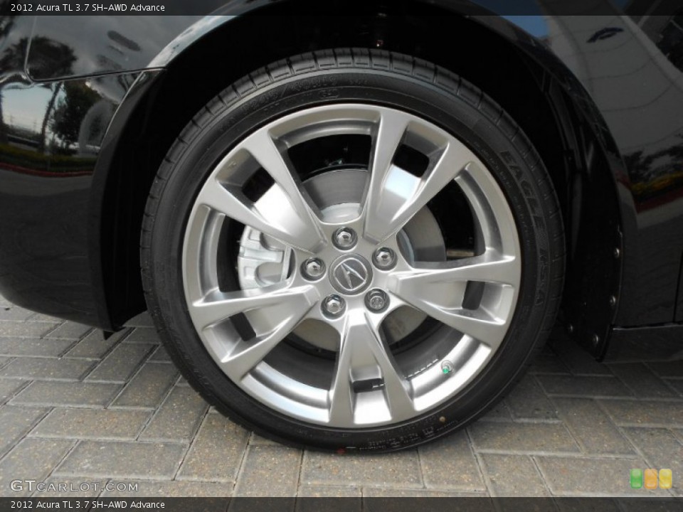 2012 Acura TL 3.7 SH-AWD Advance Wheel and Tire Photo #69653914
