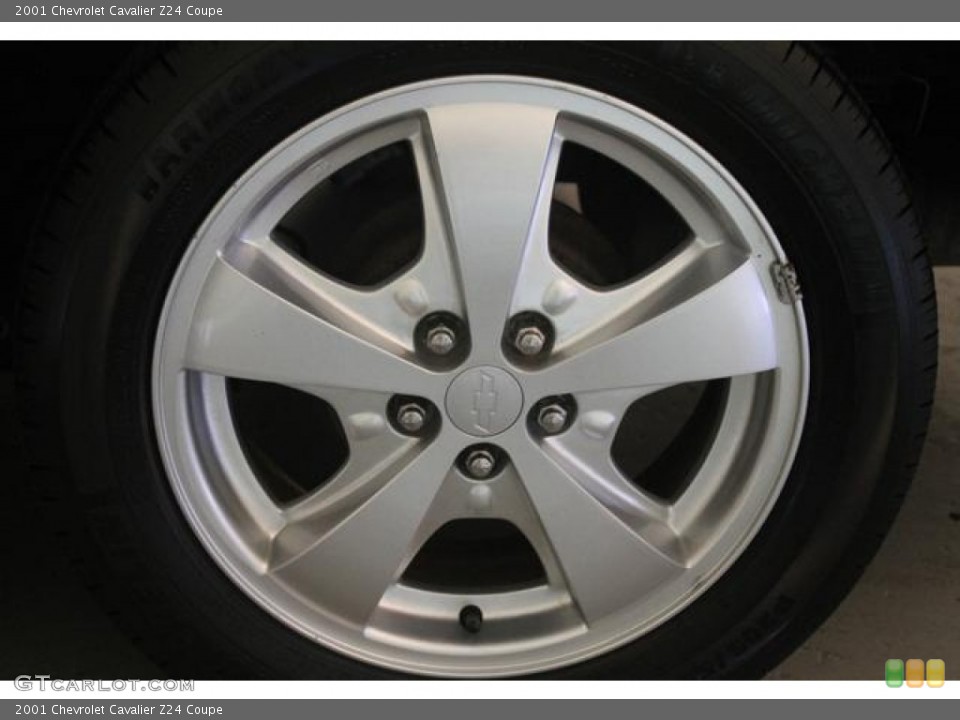 2001 Chevrolet Cavalier Z24 Coupe Wheel and Tire Photo #69654589