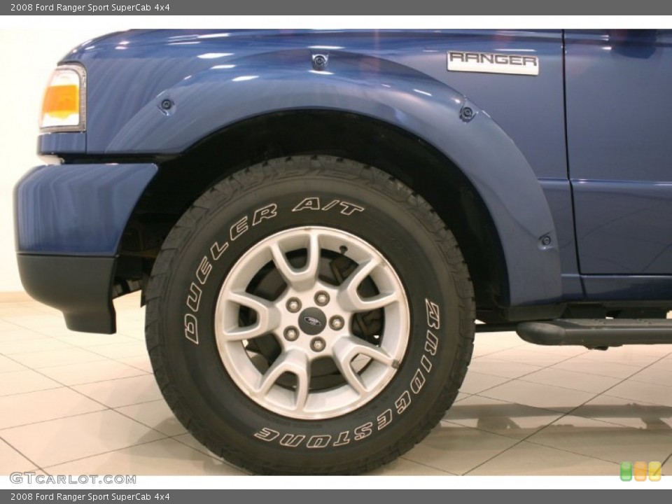 2008 Ford Ranger Sport SuperCab 4x4 Wheel and Tire Photo #69655330