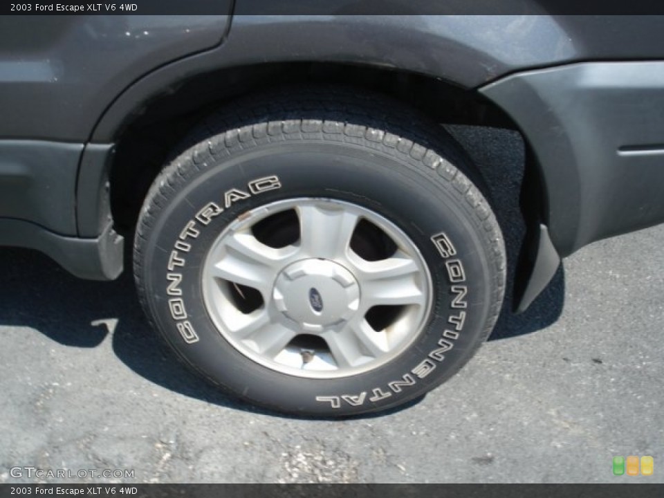 2003 Ford Escape XLT V6 4WD Wheel and Tire Photo #69659142