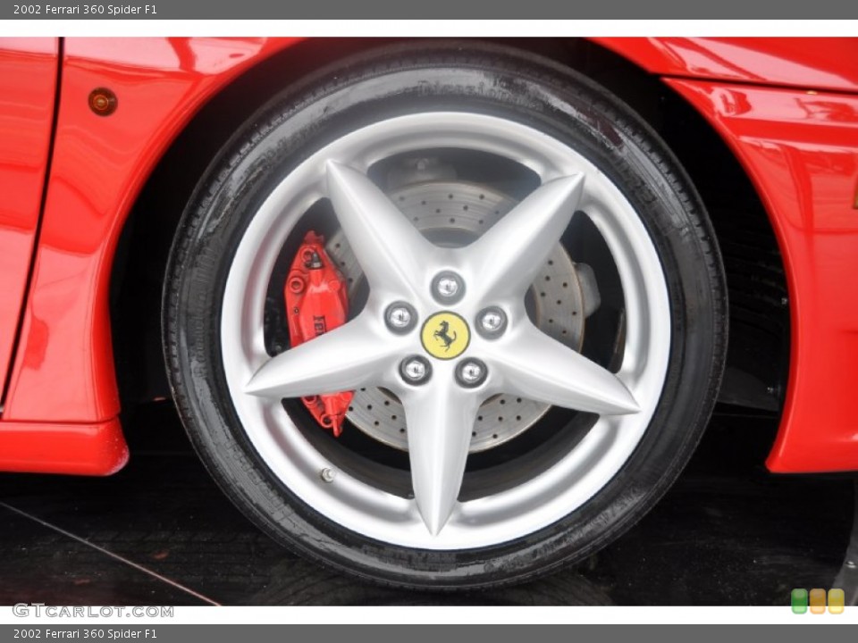 2002 Ferrari 360 Spider F1 Wheel and Tire Photo #69659265