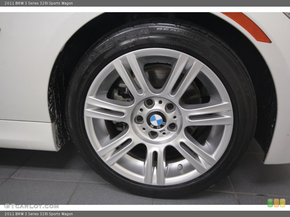 2011 BMW 3 Series 328i Sports Wagon Wheel and Tire Photo #69668076