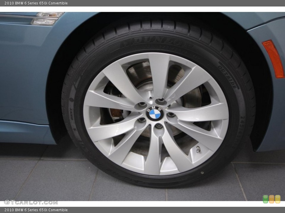 2010 BMW 6 Series 650i Convertible Wheel and Tire Photo #69670170