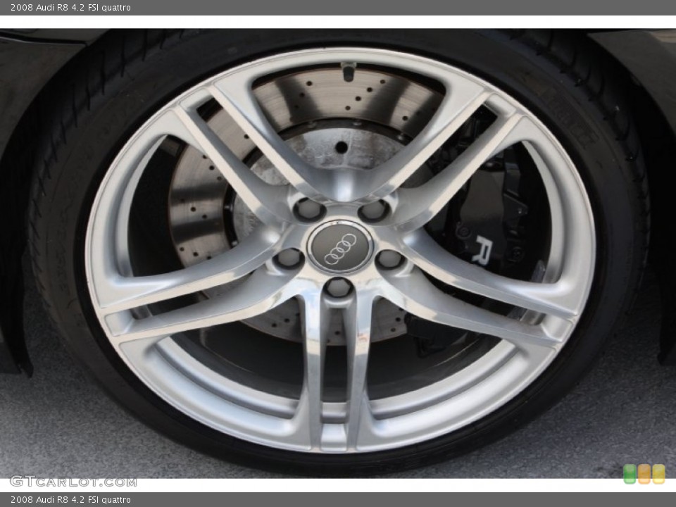 2008 Audi R8 4.2 FSI quattro Wheel and Tire Photo #69670725