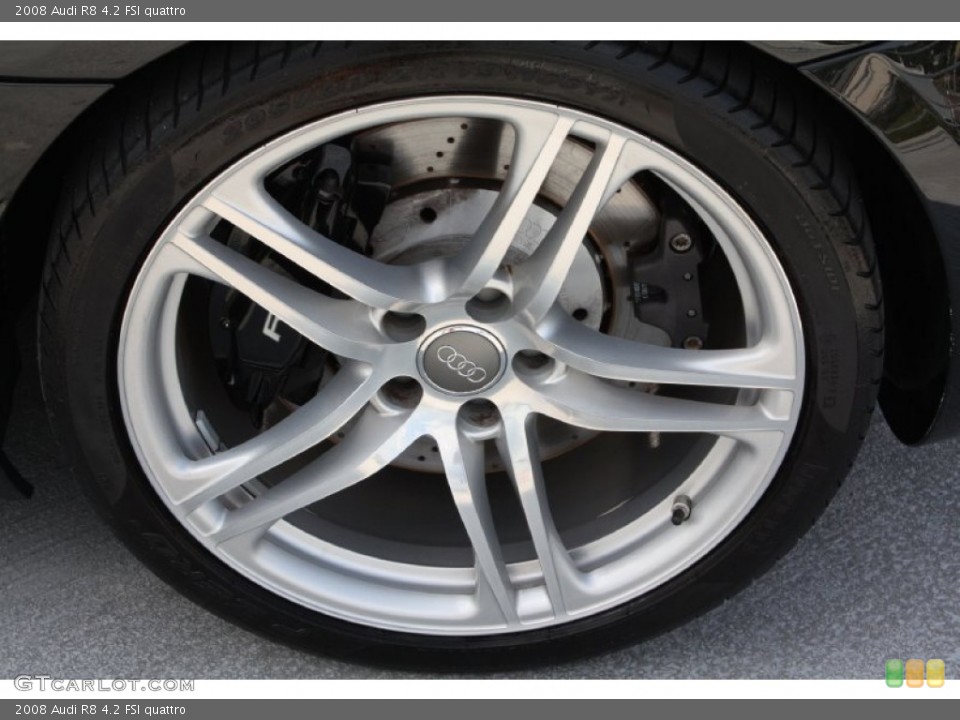 2008 Audi R8 4.2 FSI quattro Wheel and Tire Photo #69670734
