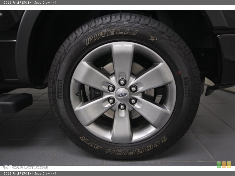 2012 Ford F150 FX4 SuperCrew 4x4 Wheel and Tire Photo #69674568