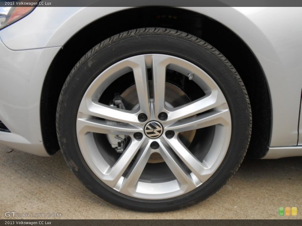 2013 Volkswagen CC Lux Wheel and Tire Photo #69680787