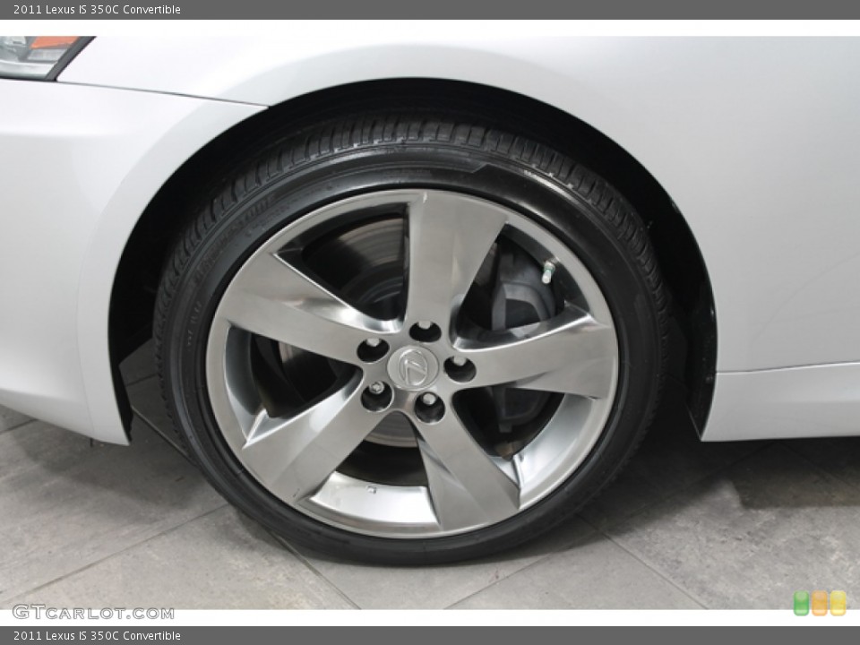2011 Lexus IS 350C Convertible Wheel and Tire Photo #69683121