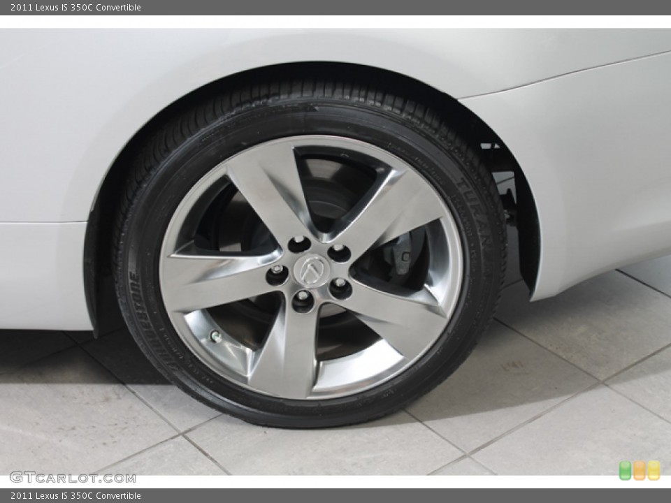 2011 Lexus IS 350C Convertible Wheel and Tire Photo #69683130