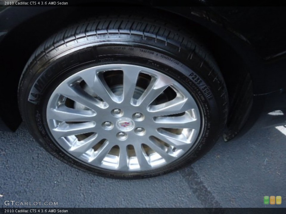 2010 Cadillac CTS 4 3.6 AWD Sedan Wheel and Tire Photo #69697572