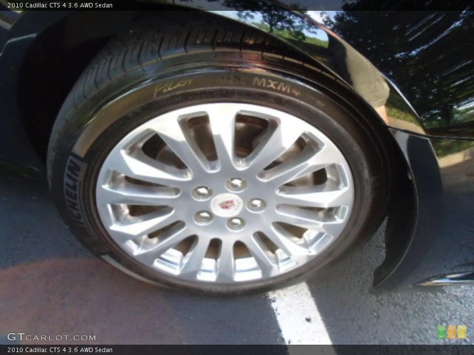 2010 Cadillac CTS 4 3.6 AWD Sedan Wheel and Tire Photo #69697590
