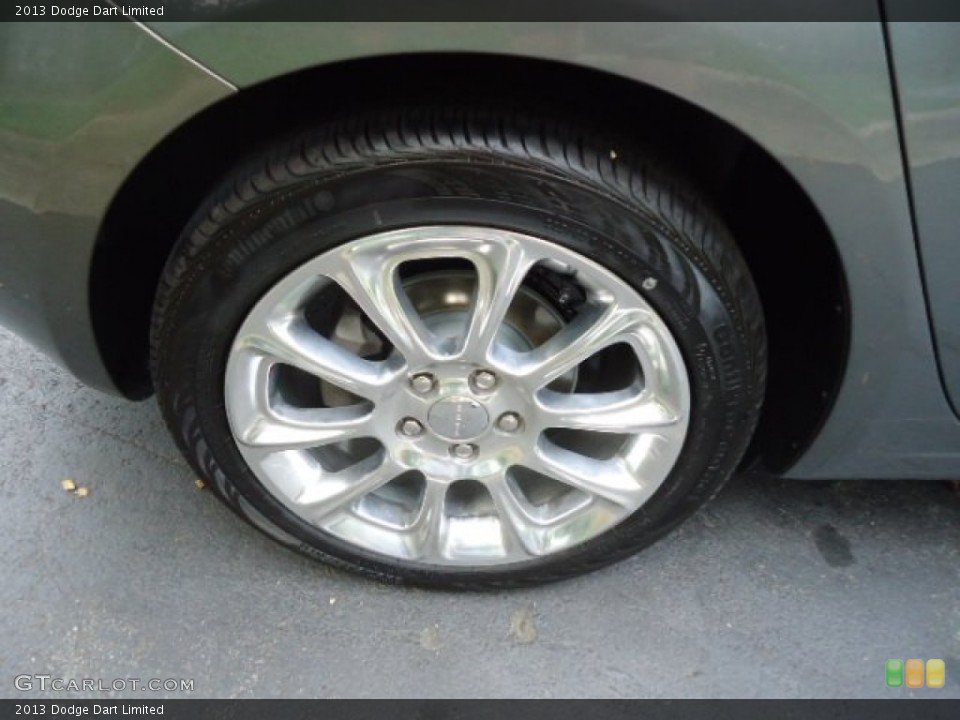 2013 Dodge Dart Limited Wheel and Tire Photo #69699150